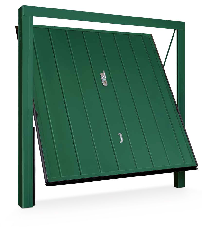 porte da garage basculanti sandwich verdi Fea Trade Pistoia