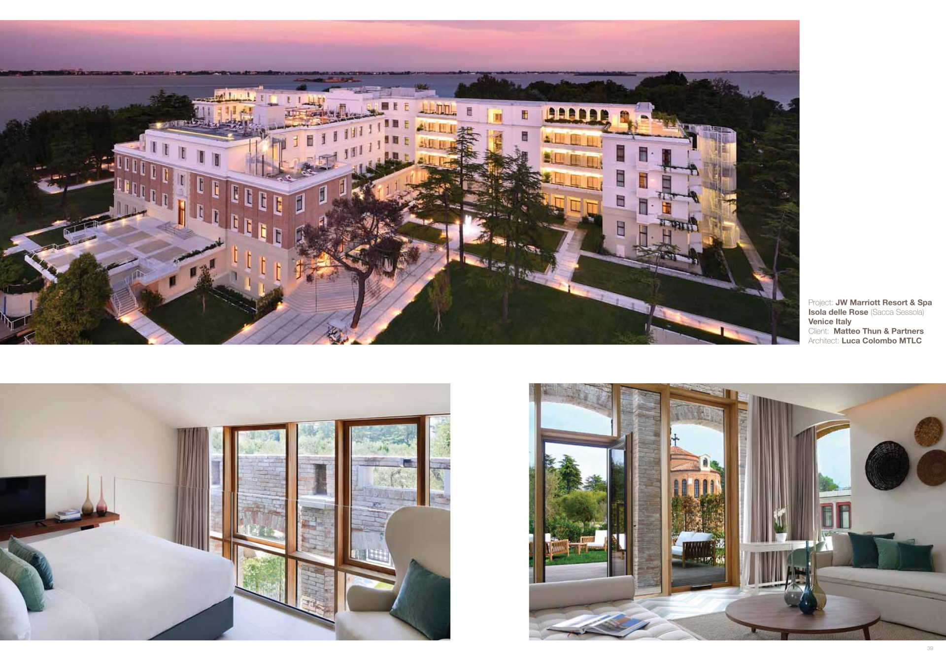 Infissi in legno e alluminio per complessi residenziali Fea Trade Pistoia