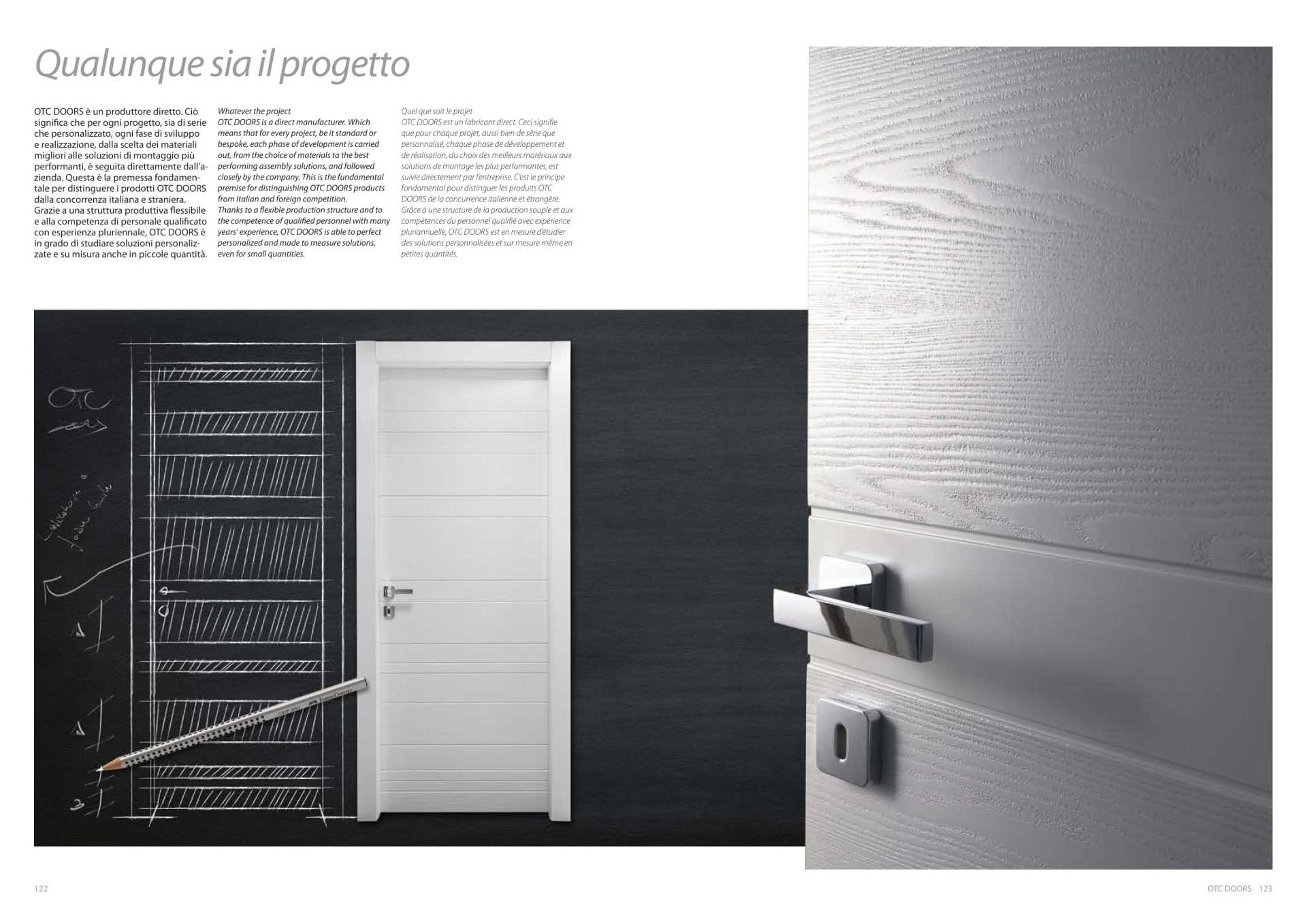 particolare porte da interno a battente Fea Trade Pistoia