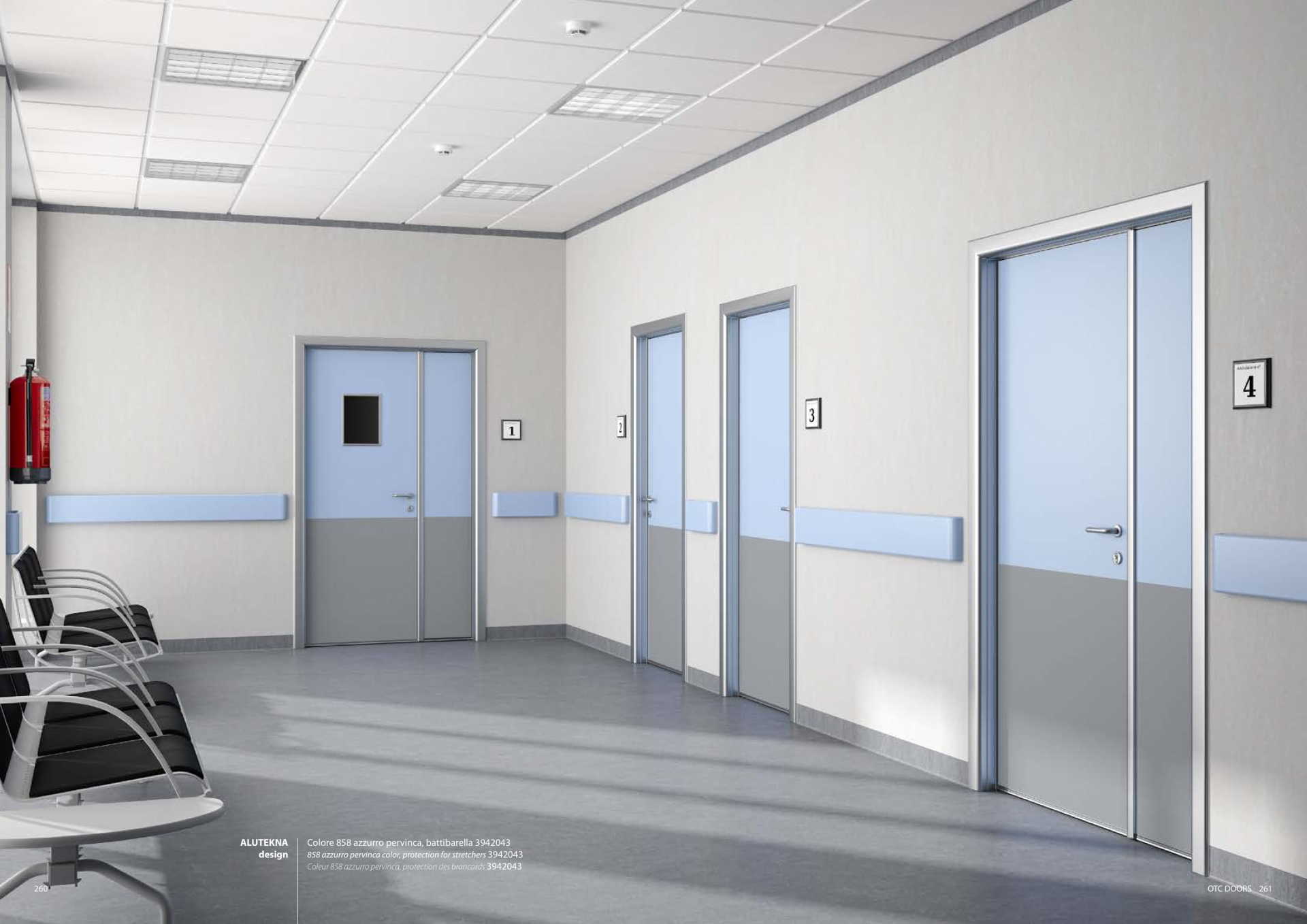 porte da interno a battente studio medico Fea Trade Pistoia