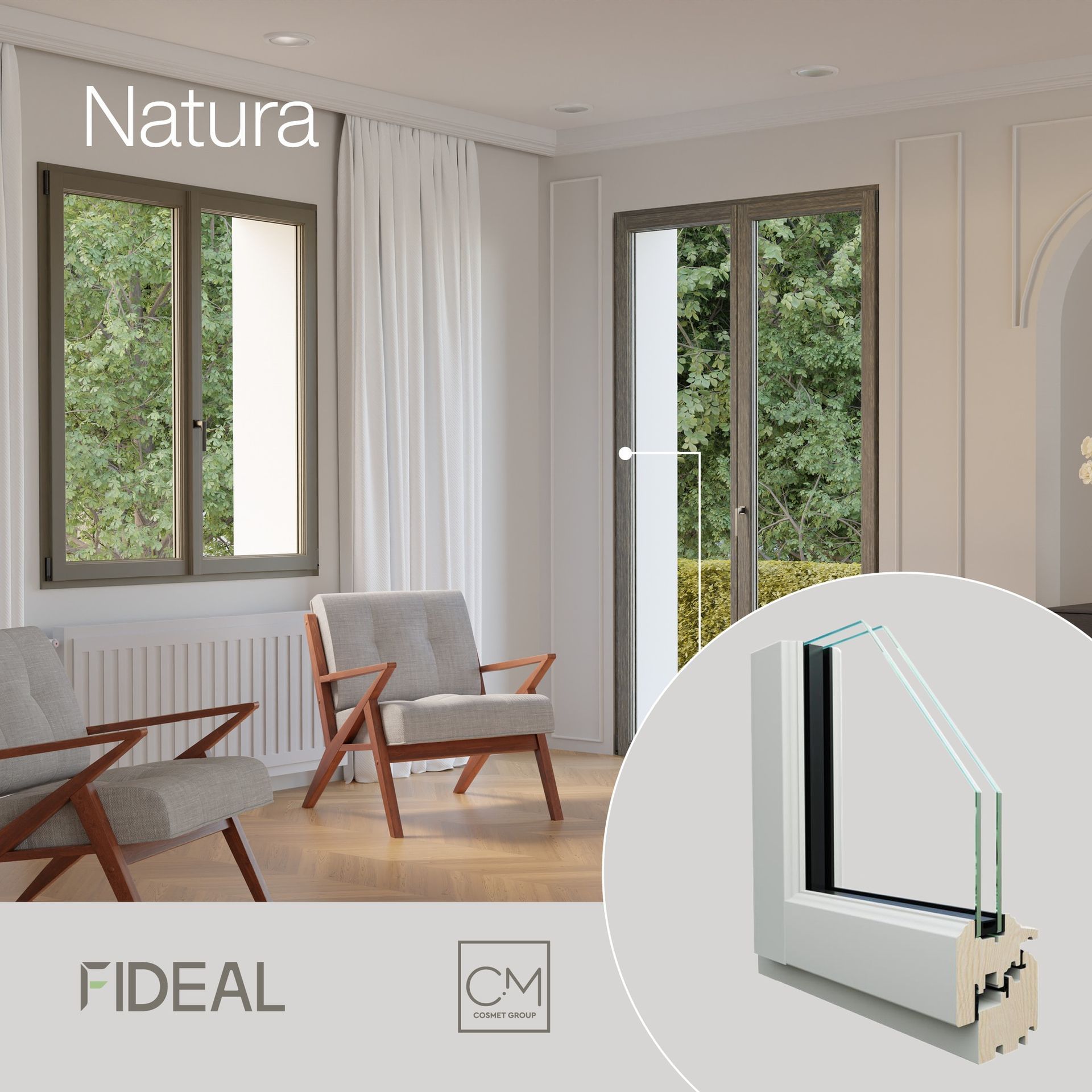 infissi in legno laccato Fea Trade Pistoia