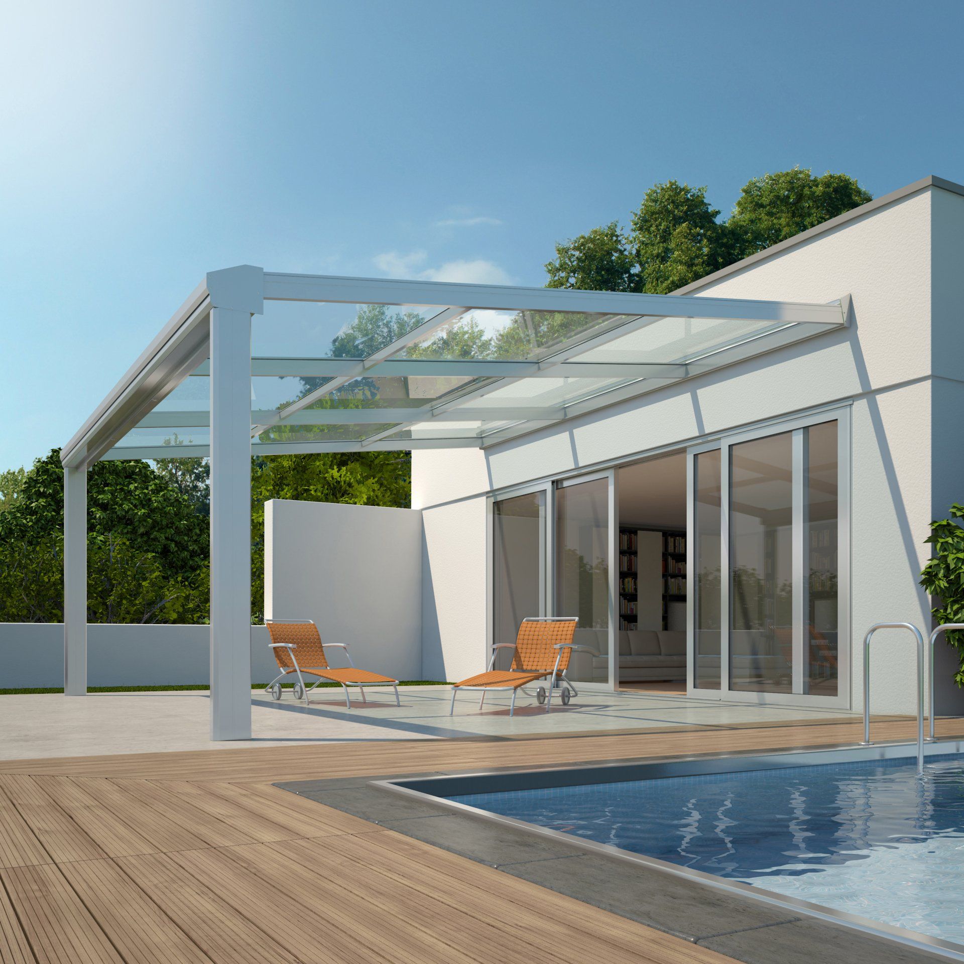 pergole scorrevoli alluminio taglio termico Fea Trade Pistoia