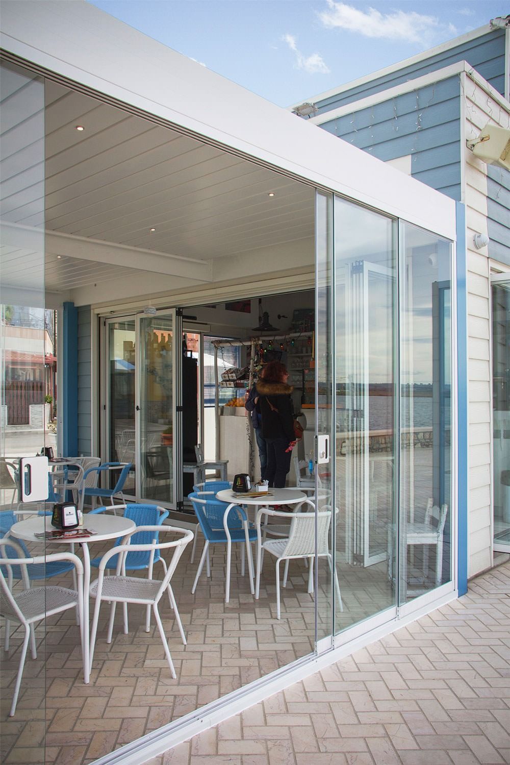 vetrate plexiglass terrazza Fea Trade Pistoia