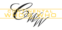 A black and yellow logo for continental whos who