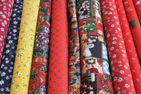 Assortimento di stoffe