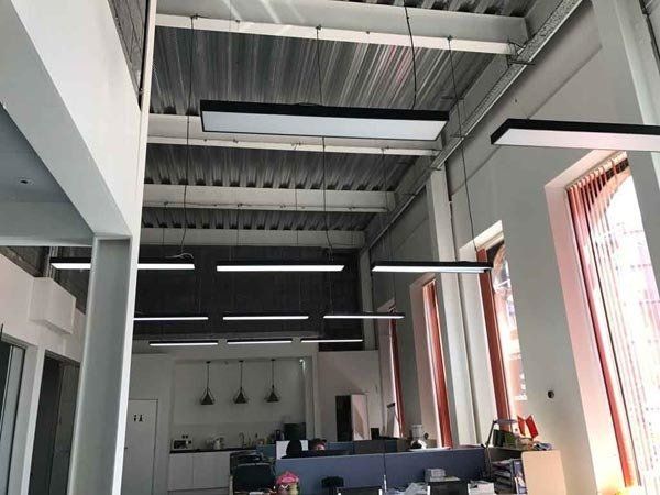 LED Lights  office in Leicester city centre electrician
