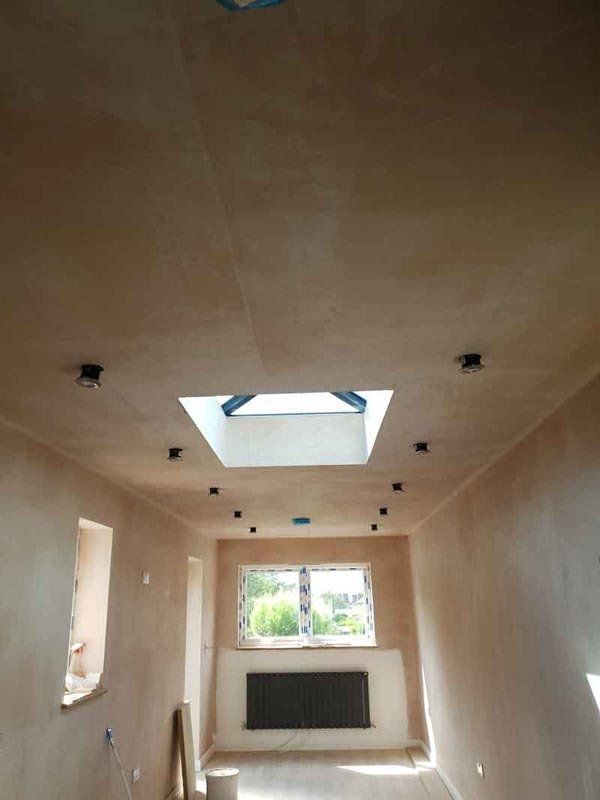 electrical installation in progress