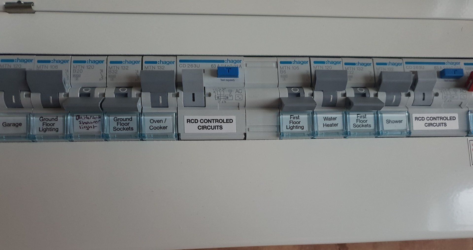RCD and MCB resetting