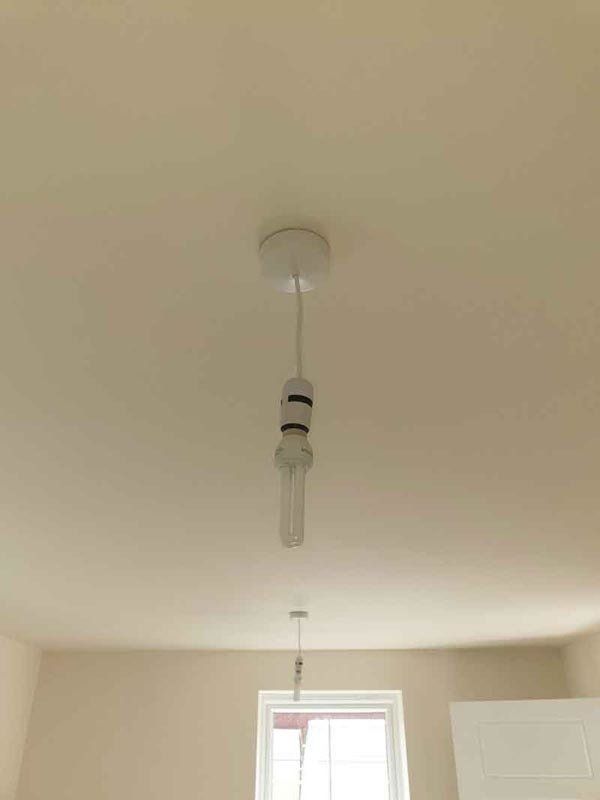 6 Inch Pendents installed by NICEIC approved electrical contractors