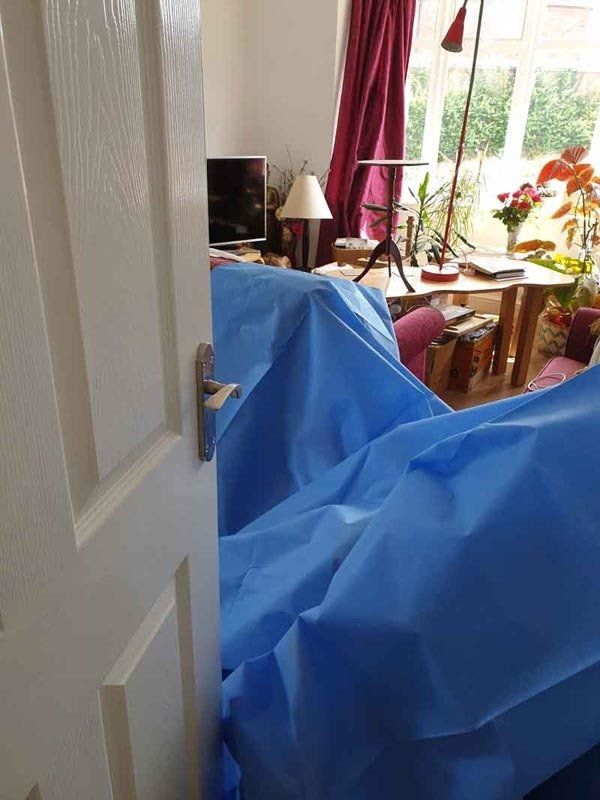 Preparation before electrical works in Leicestershire