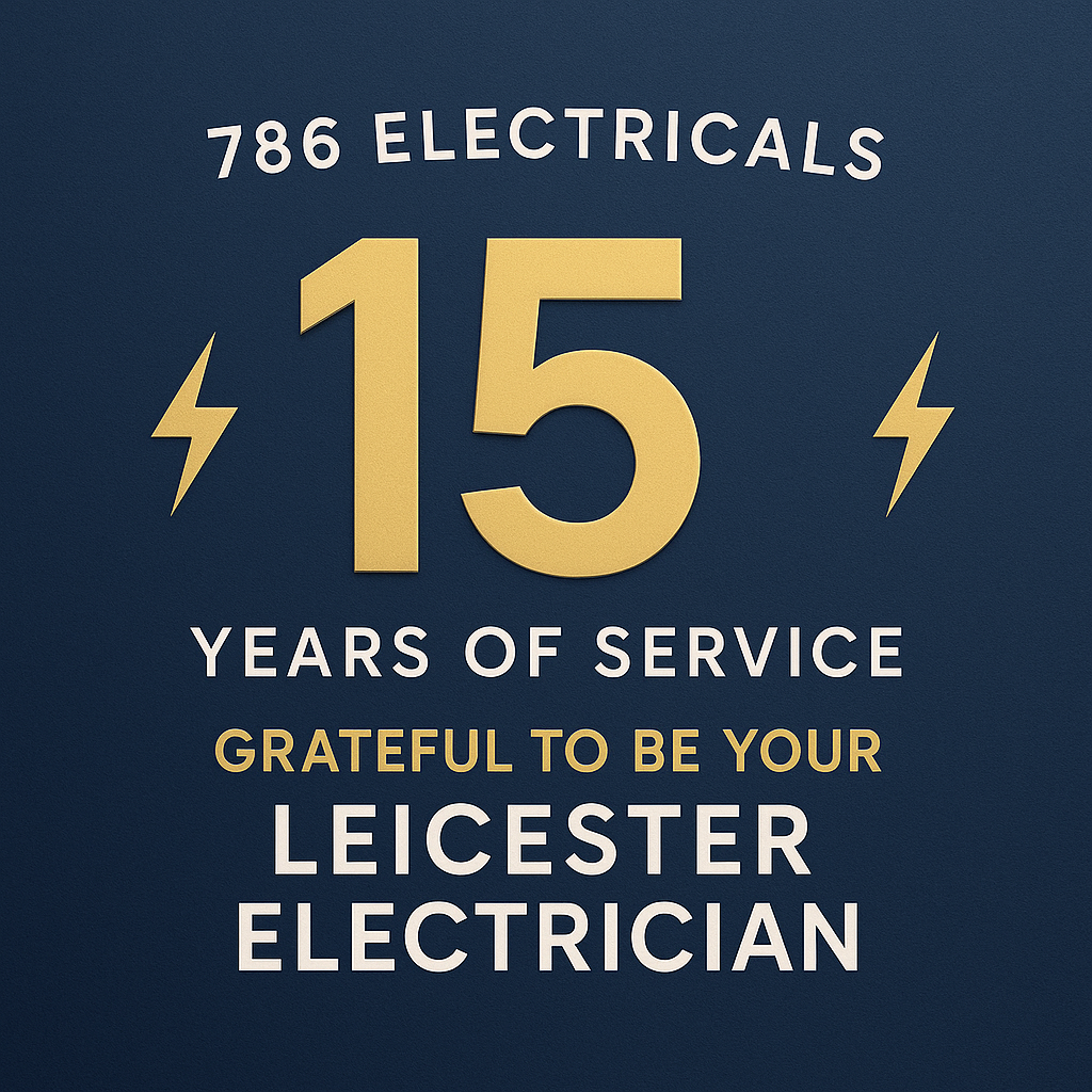 Big Thank You To Everyone Electrician Leicester and Leicestershire 786 Electricals