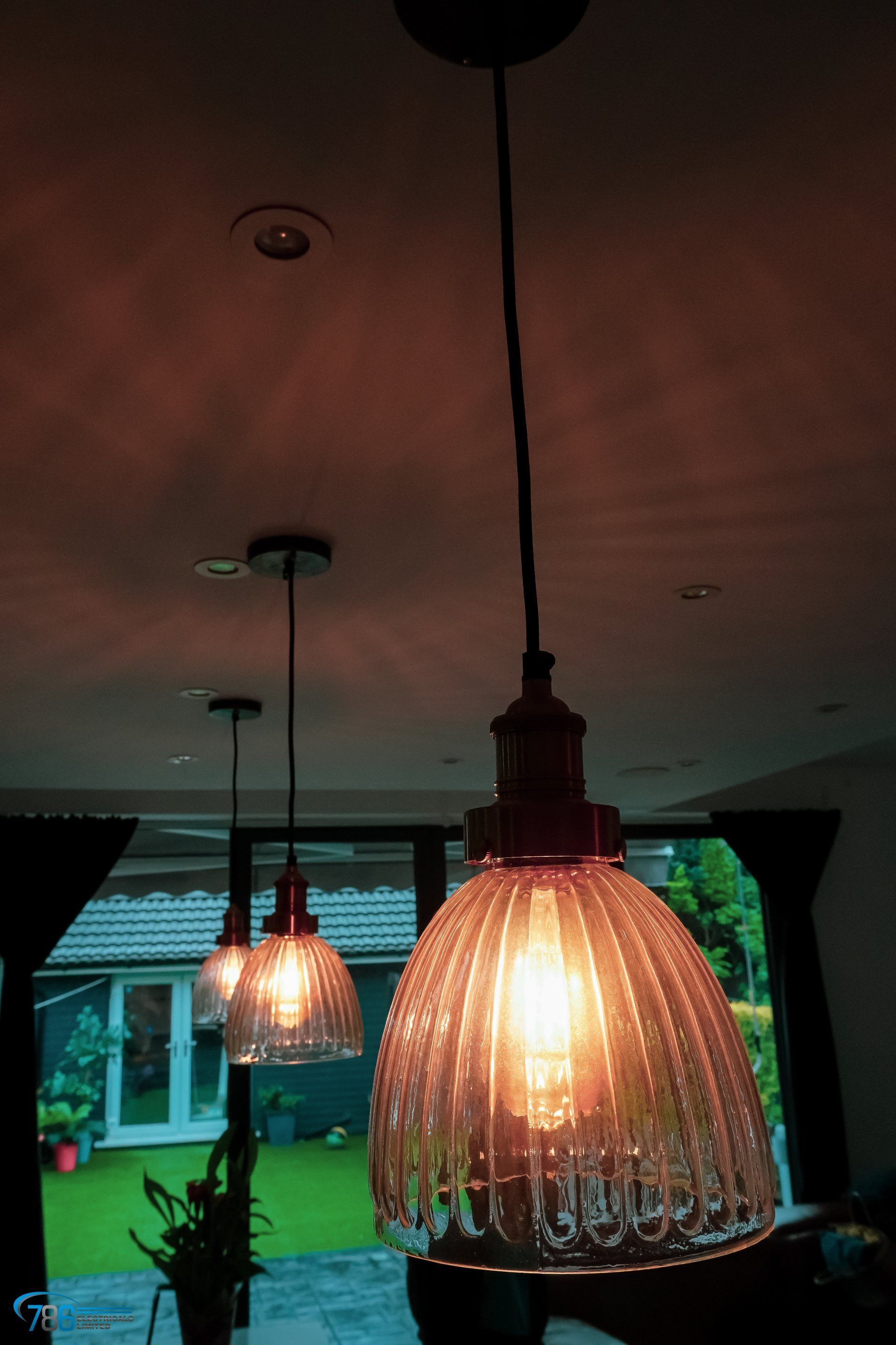 Modern New Commercial lighting installed in Leicester City centre