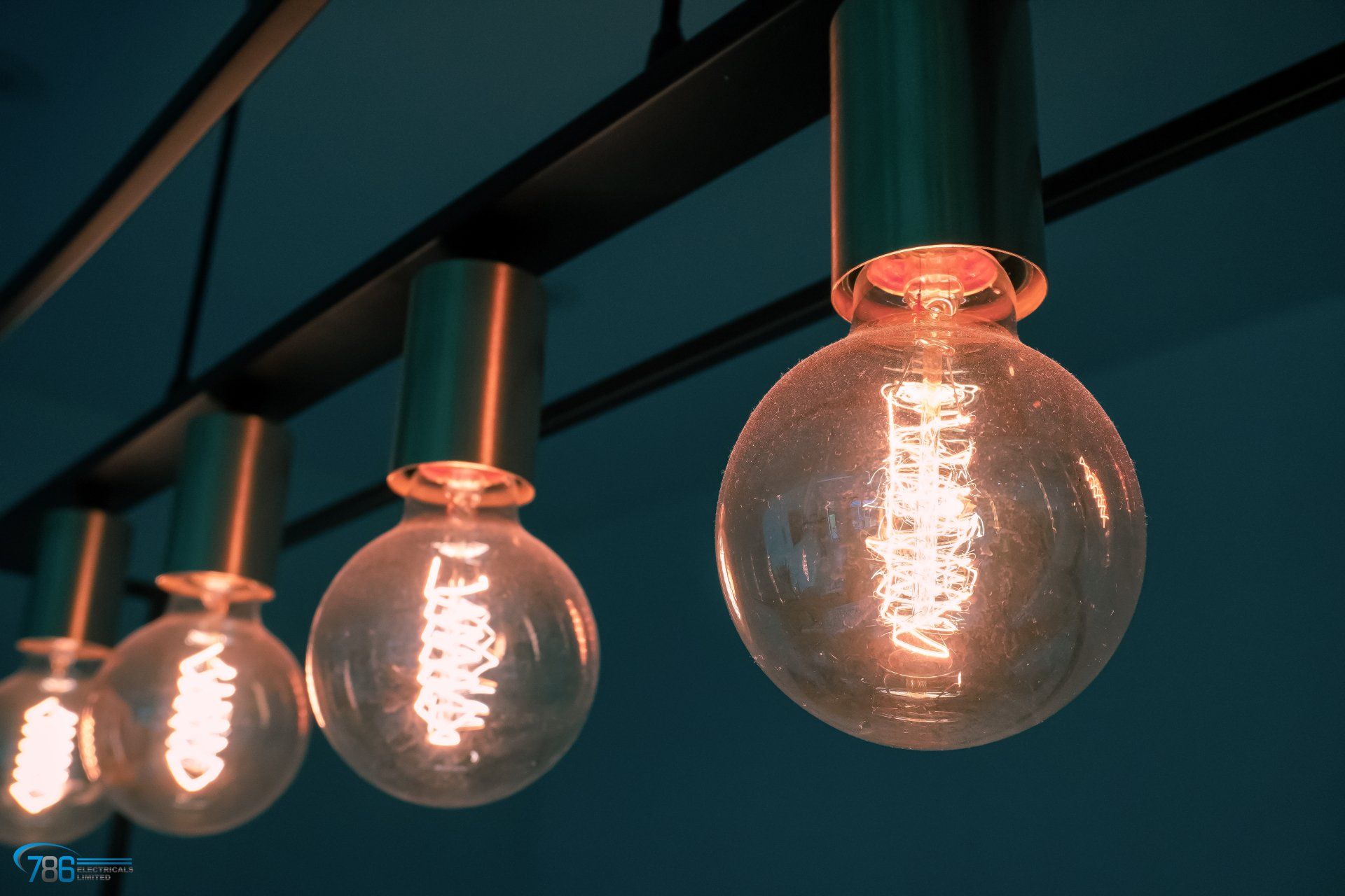 Modern Industrial lighting in Leicester city centre