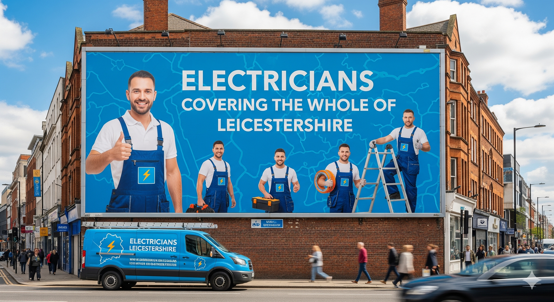 electrician service across the whole of Leicester and Leicestershire