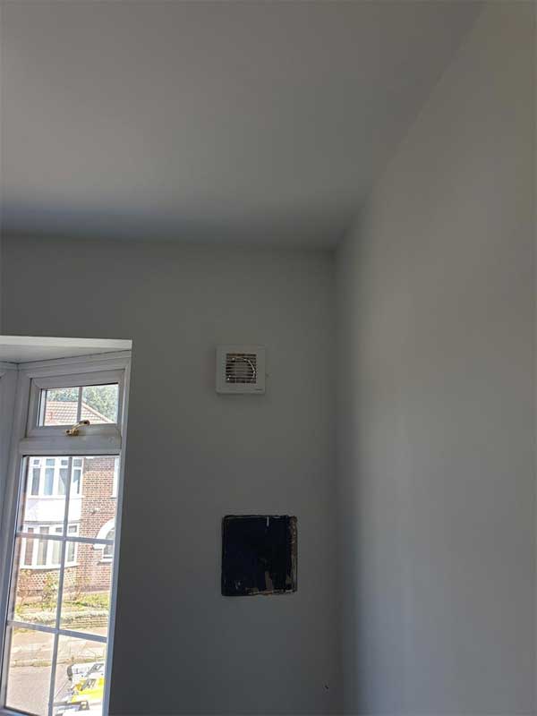 Rexel 4 Inch Fan Timer installed in Leicestershire