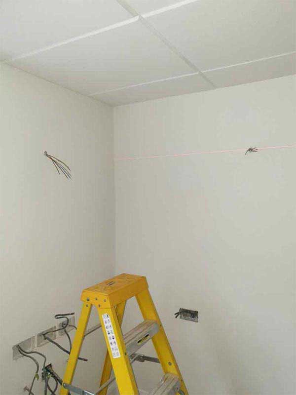 lights installed perfectly by electrician