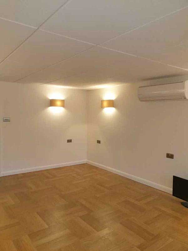 wall lights installed professionally by electrician