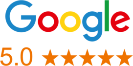 Google 5 stars badge