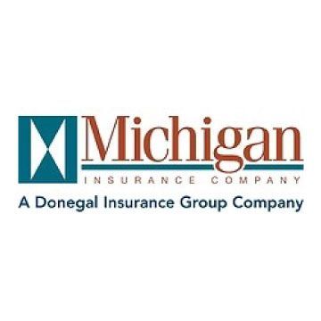 The michigan insurance company logo is a donegal insurance group company.