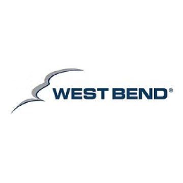 The west bend logo is on a white background.