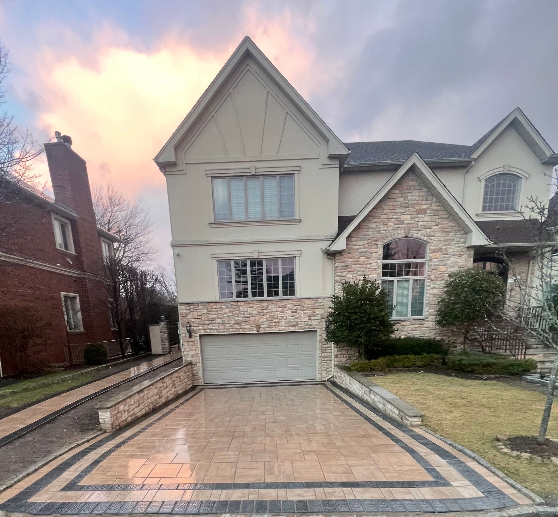 Brick Paver Driveway — Staten Island, NY — J. Molfino Masonry