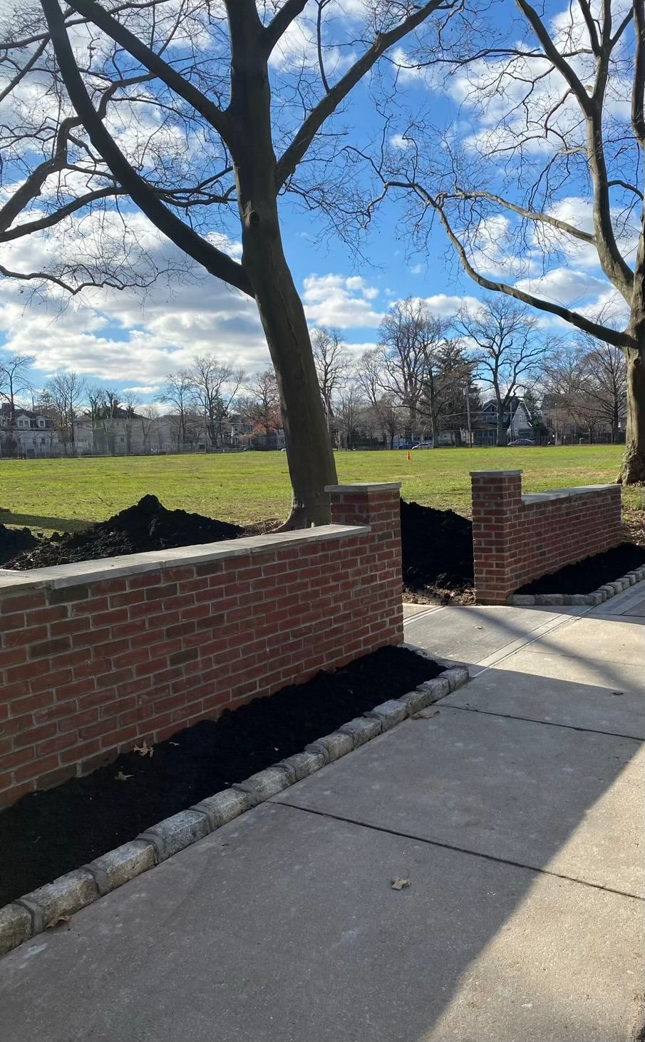 Park Scene — Staten Island, NY — J. Molfino Masonry