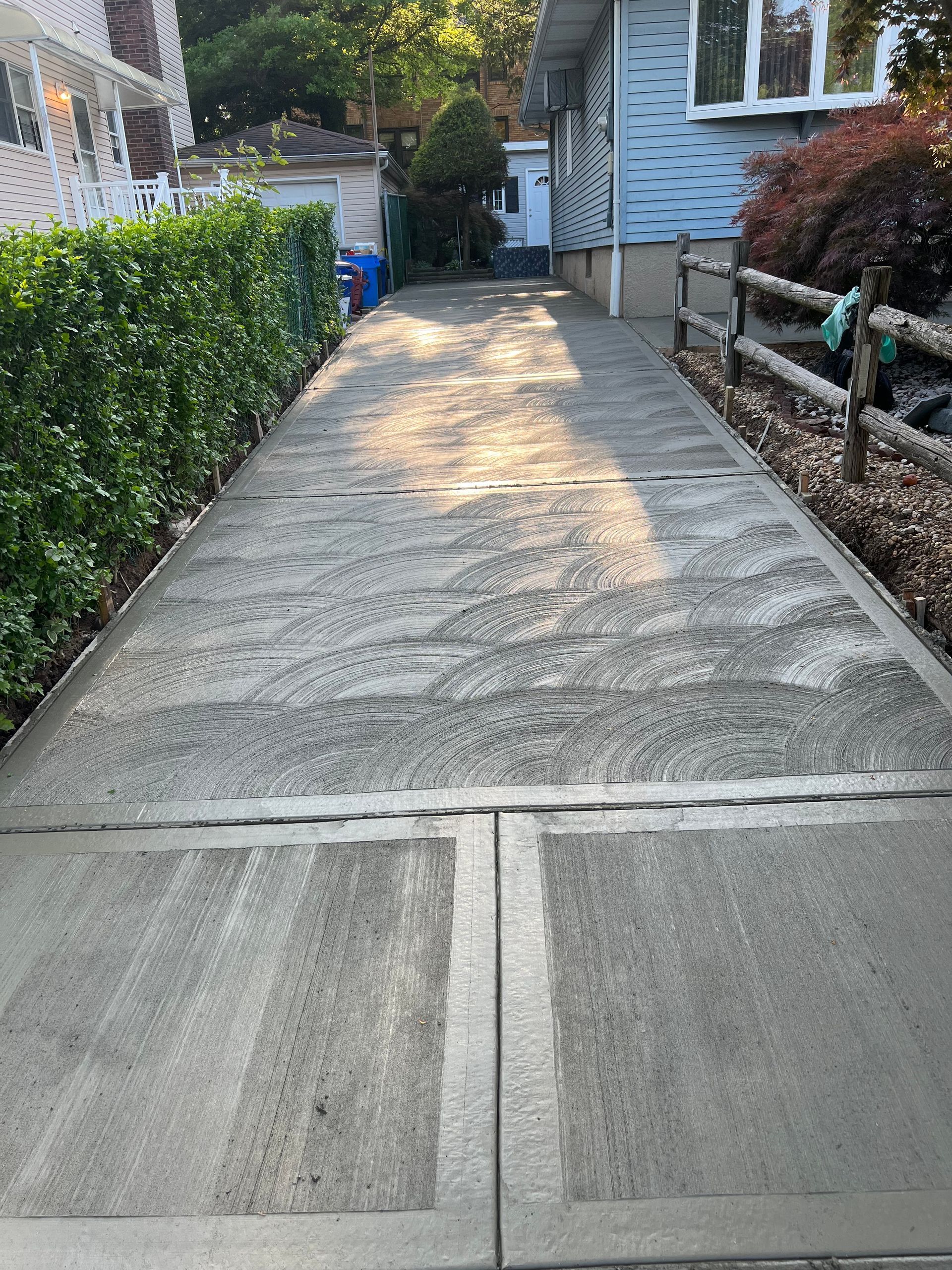 A Smooth and Durable Pathway Made of Concrete — Staten Island, NY — J. Molfino Masonry