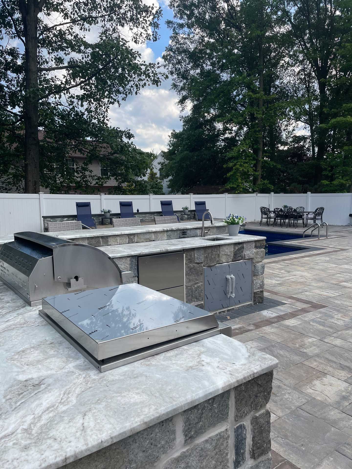 Outdoor Kitchen — Staten Island, NY — J. Molfino Masonry