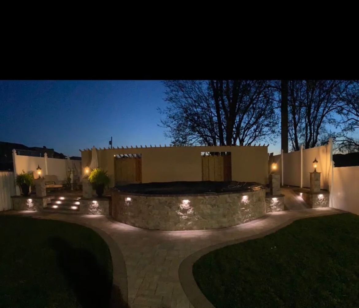 Illuminating Lights — Staten Island, NY — J. Molfino Masonry