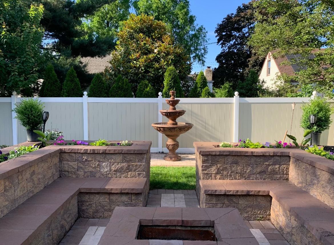 A Serene Backyard — Staten Island, NY — J. Molfino Masonry