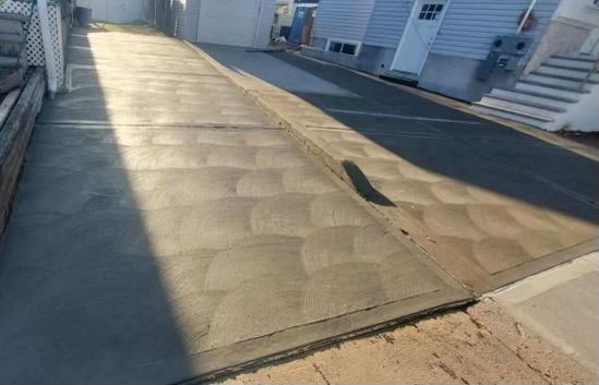 House with Concrete Driveway — Staten Island, NY — J. Molfino Masonry