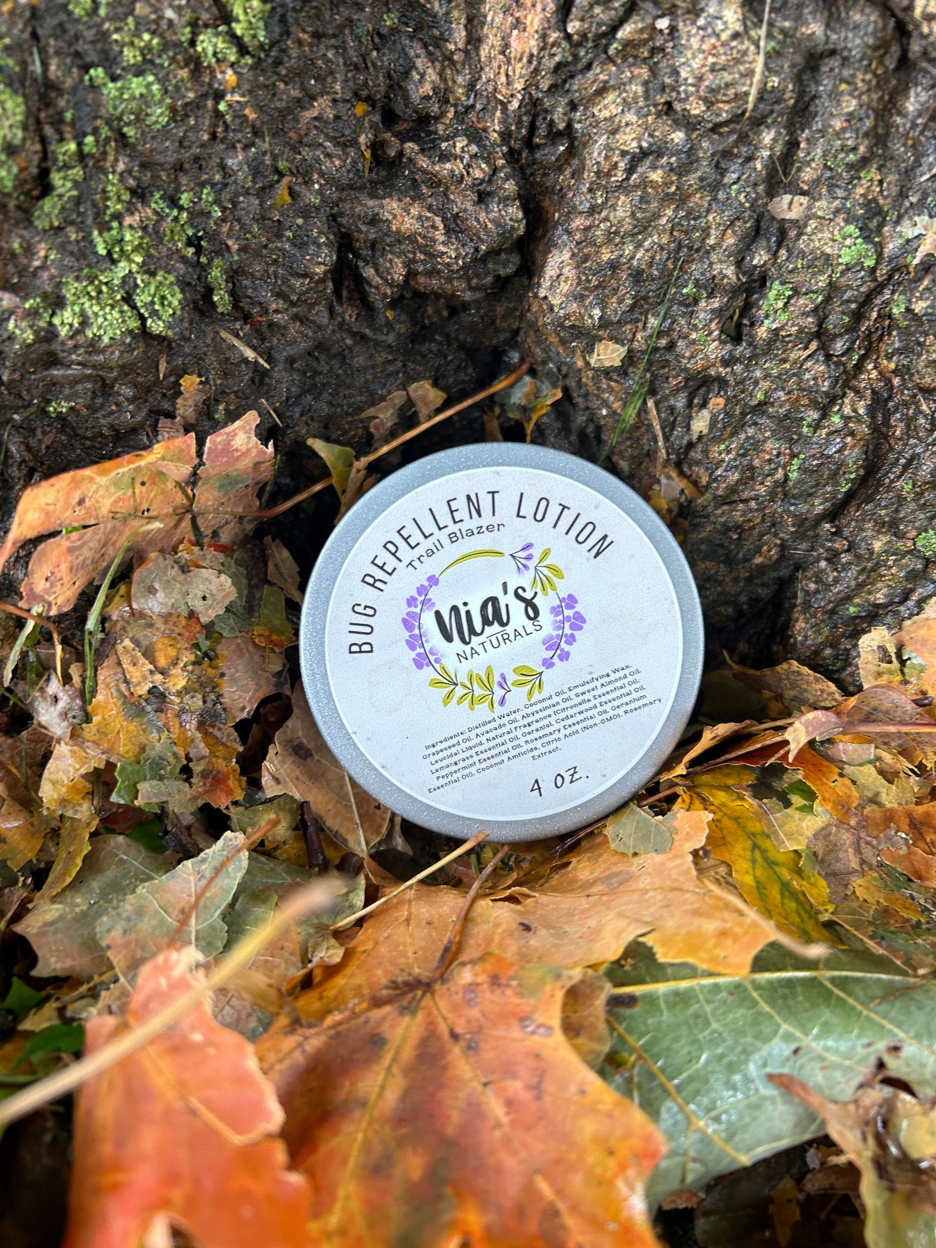 Natural bug repellant lotion by Nia's Naturals