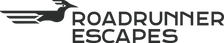 Roadrunner Escapes logo: roadrunner icon with text 