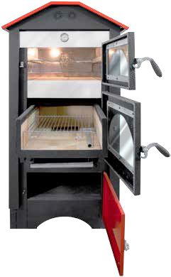 Particolare del forno modello Milano