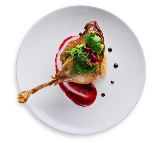 Duck Confit With Berry Sauce — Dallas, TX — All In Good Taste Catering