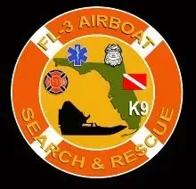 A logo for a search and rescue team in florida.