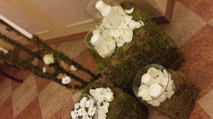 allestimento floreale per ricevimenti di nozze