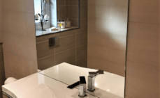 Bespoke bathroom mirror.