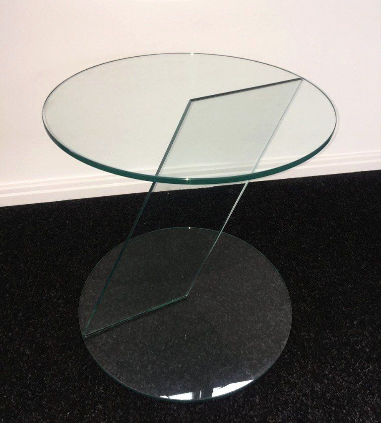 uv bonded glass table