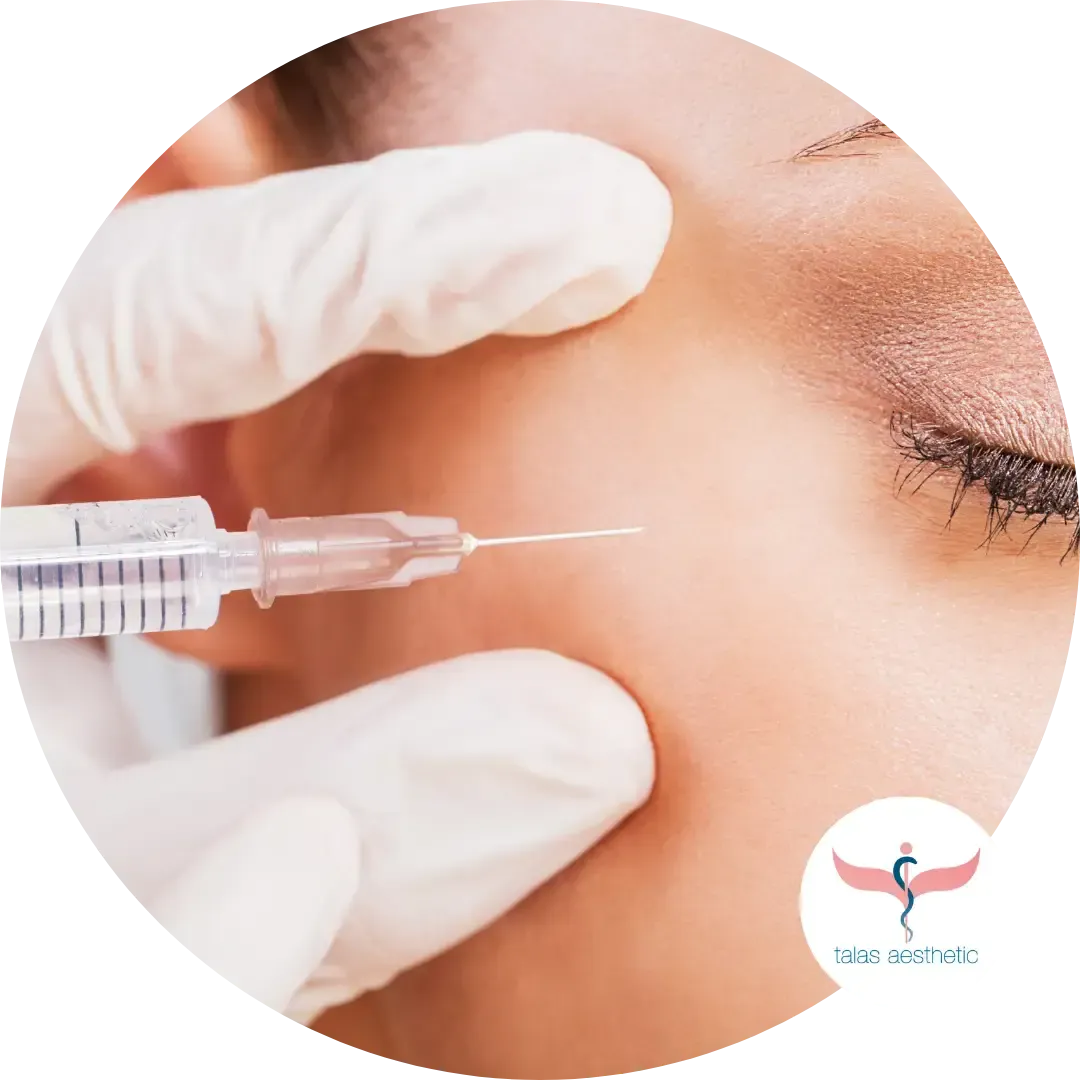 Behandlung mit Botulinumtoxin zur Faltenreduktion bei talas aesthetic in Eppelheim