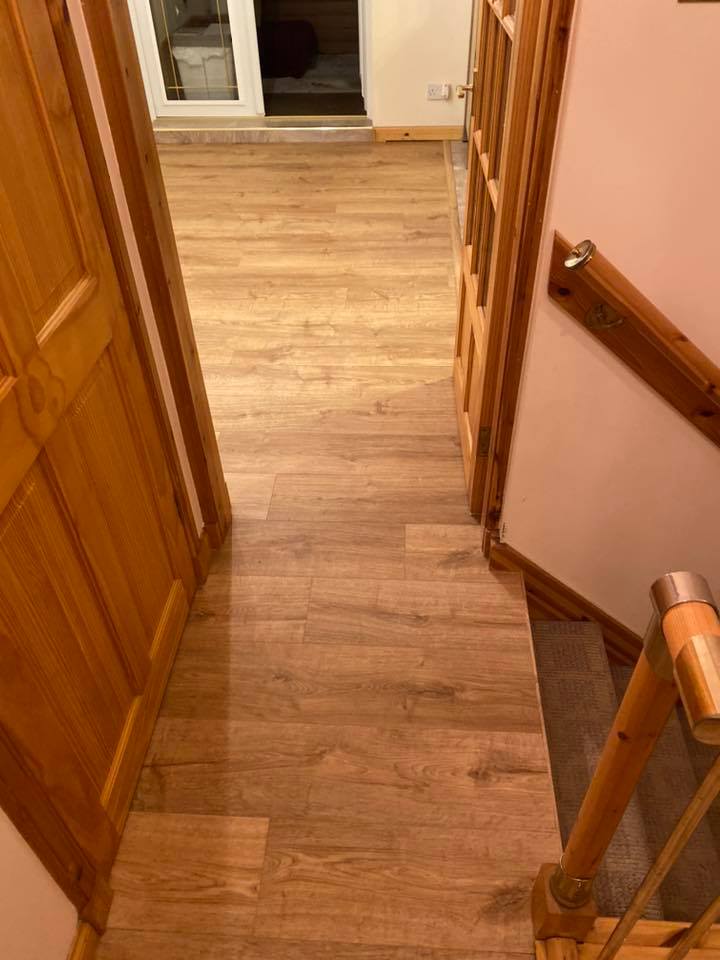 Pre-finished wooden flooring