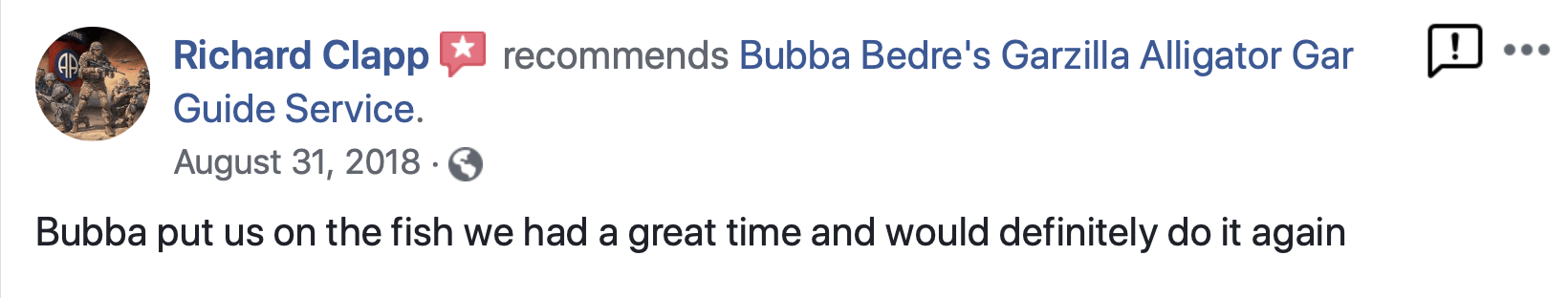 Richard Clapp recommending Bukka Bevin x Darci la Aligator Cam.  Says they had a great time.