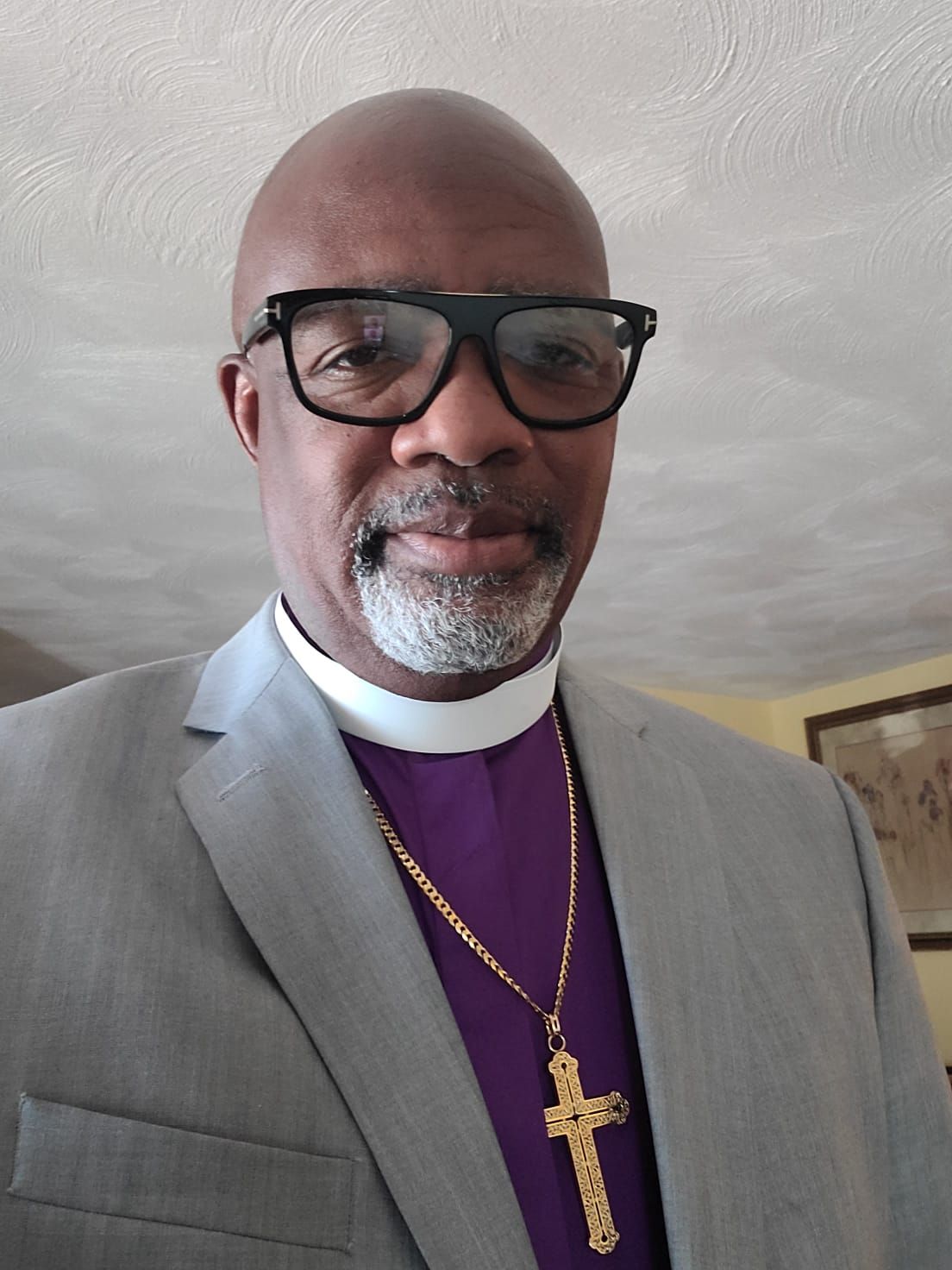 Bishop Colin C. Powell Sr. at the pulpit