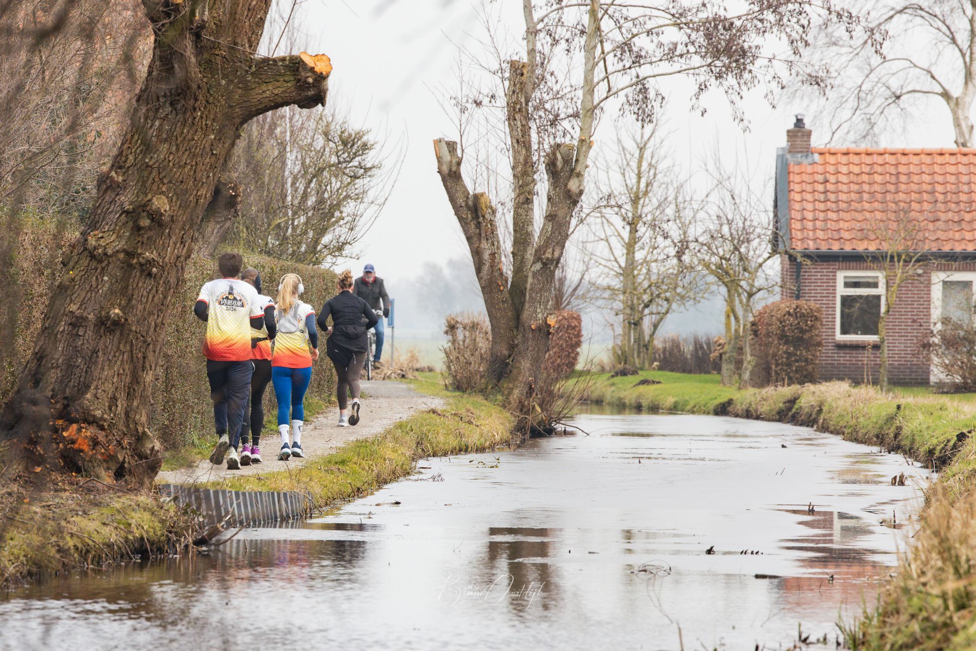 De Middenvaart bij Echten tijdens de Heale Lemster route