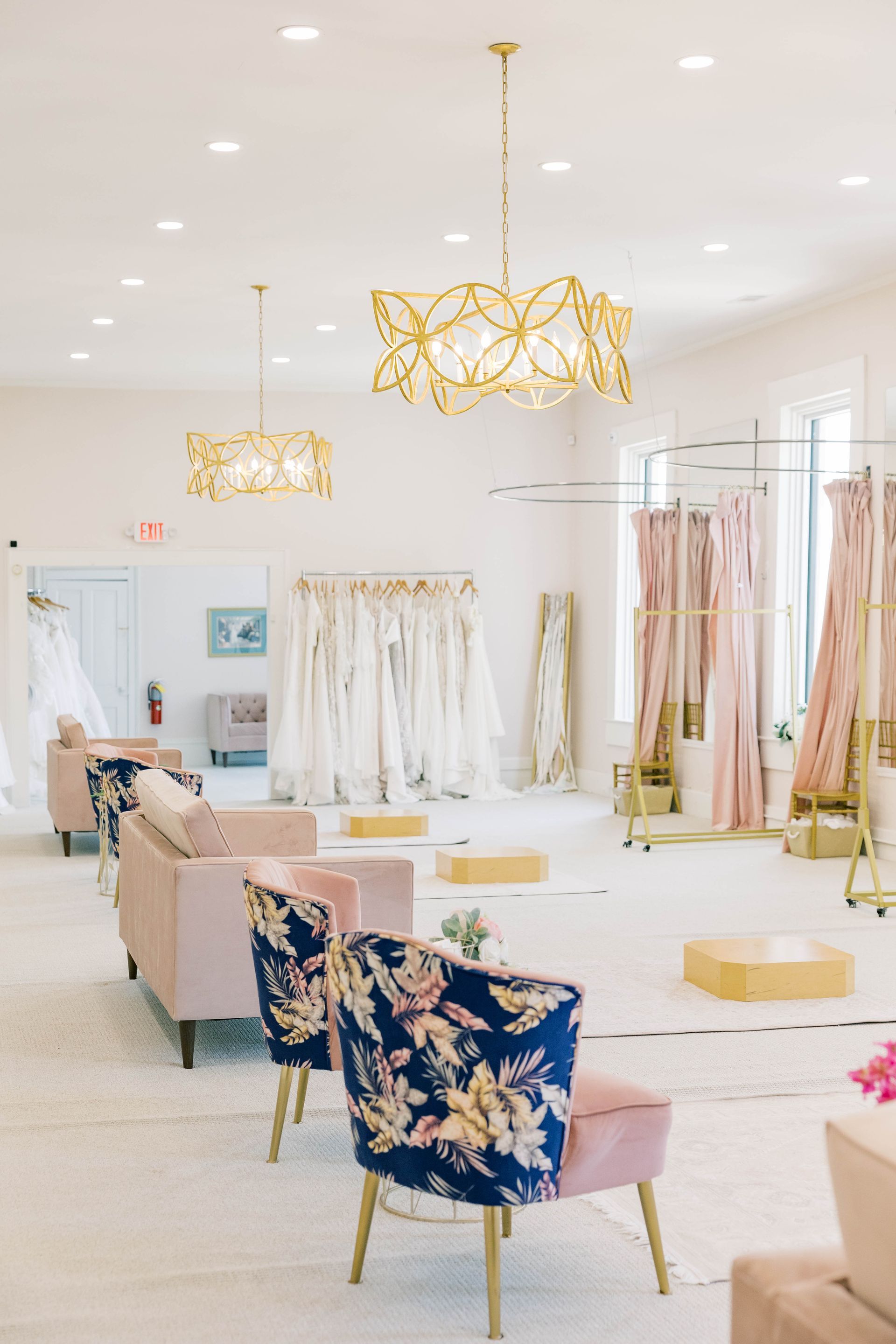 A sign that says `` i said yes '' is hanging on a rack.