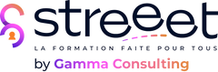 logo streeet la formation faite pour tous by gamma consulting