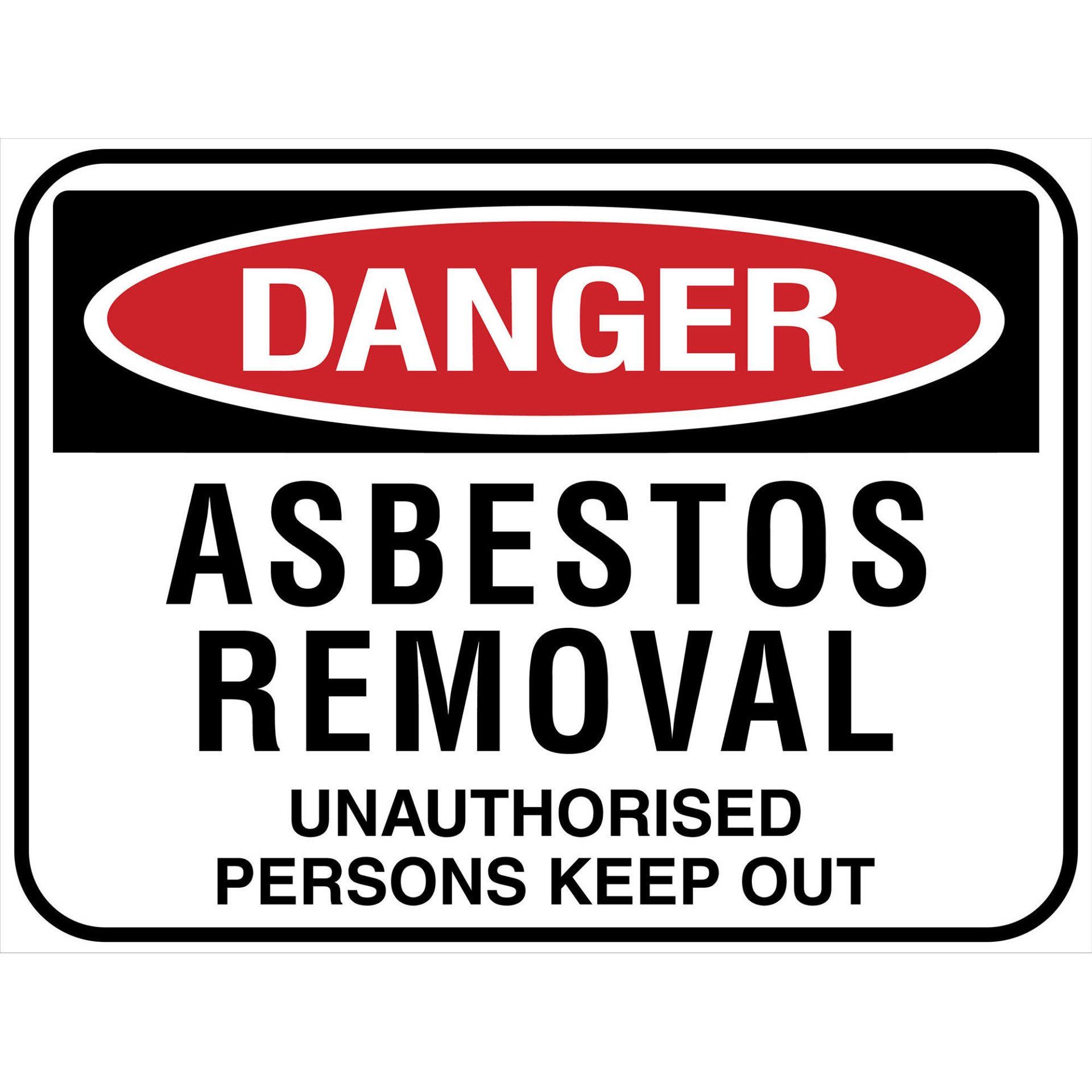 Ignite Signs + Visual | Asbestos Removal Sign