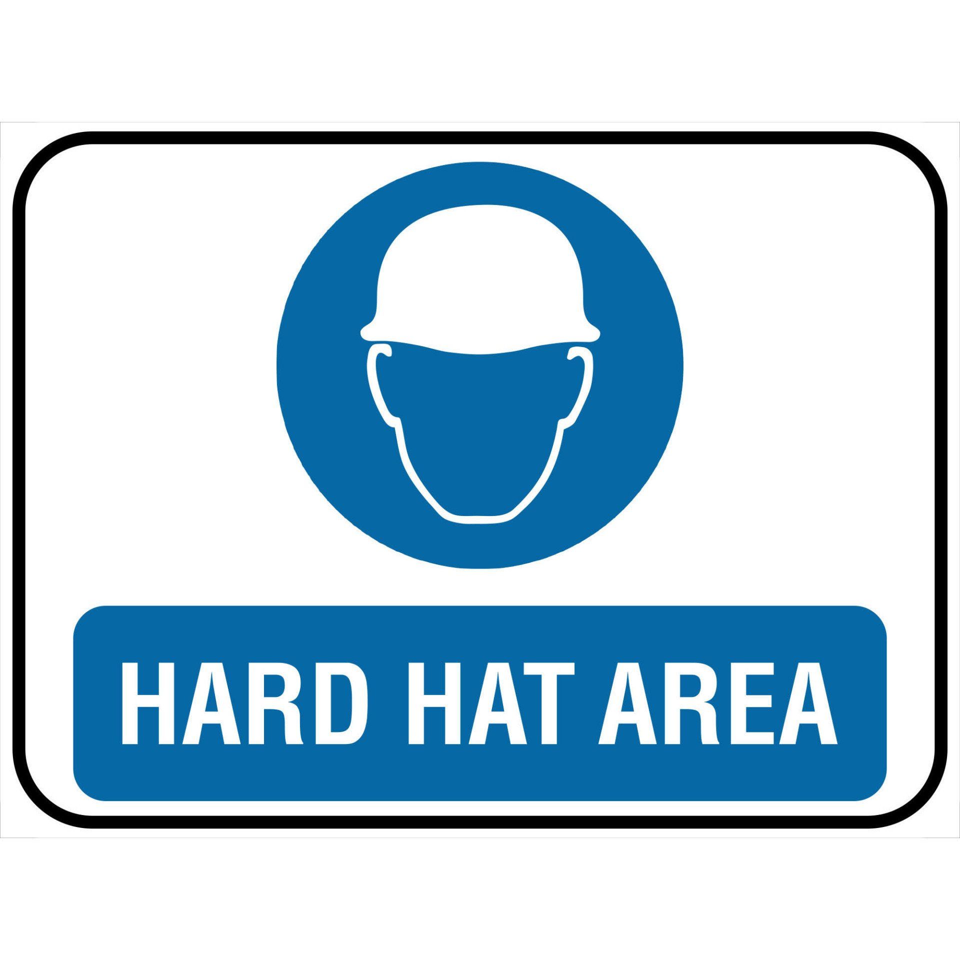 Ignite Signs + Visual | Hard Hat Area Sign