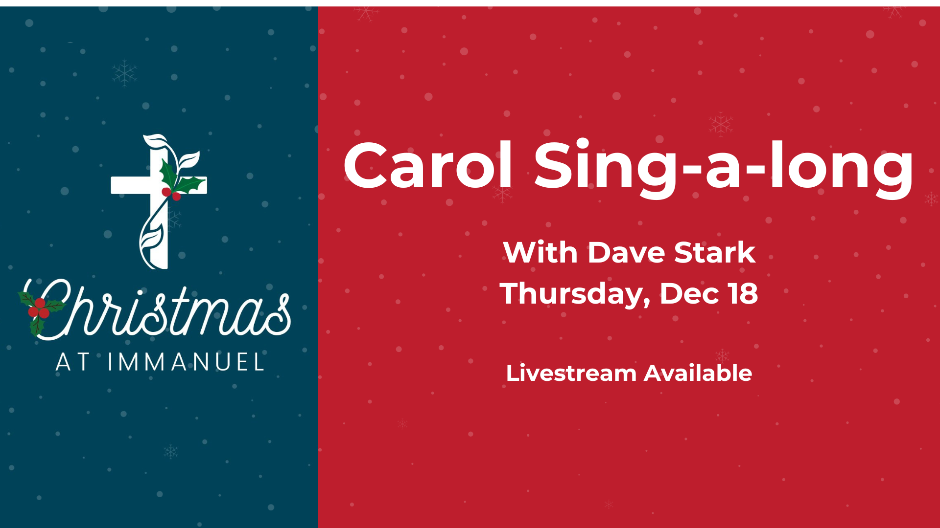 Carol Sing-a-long
