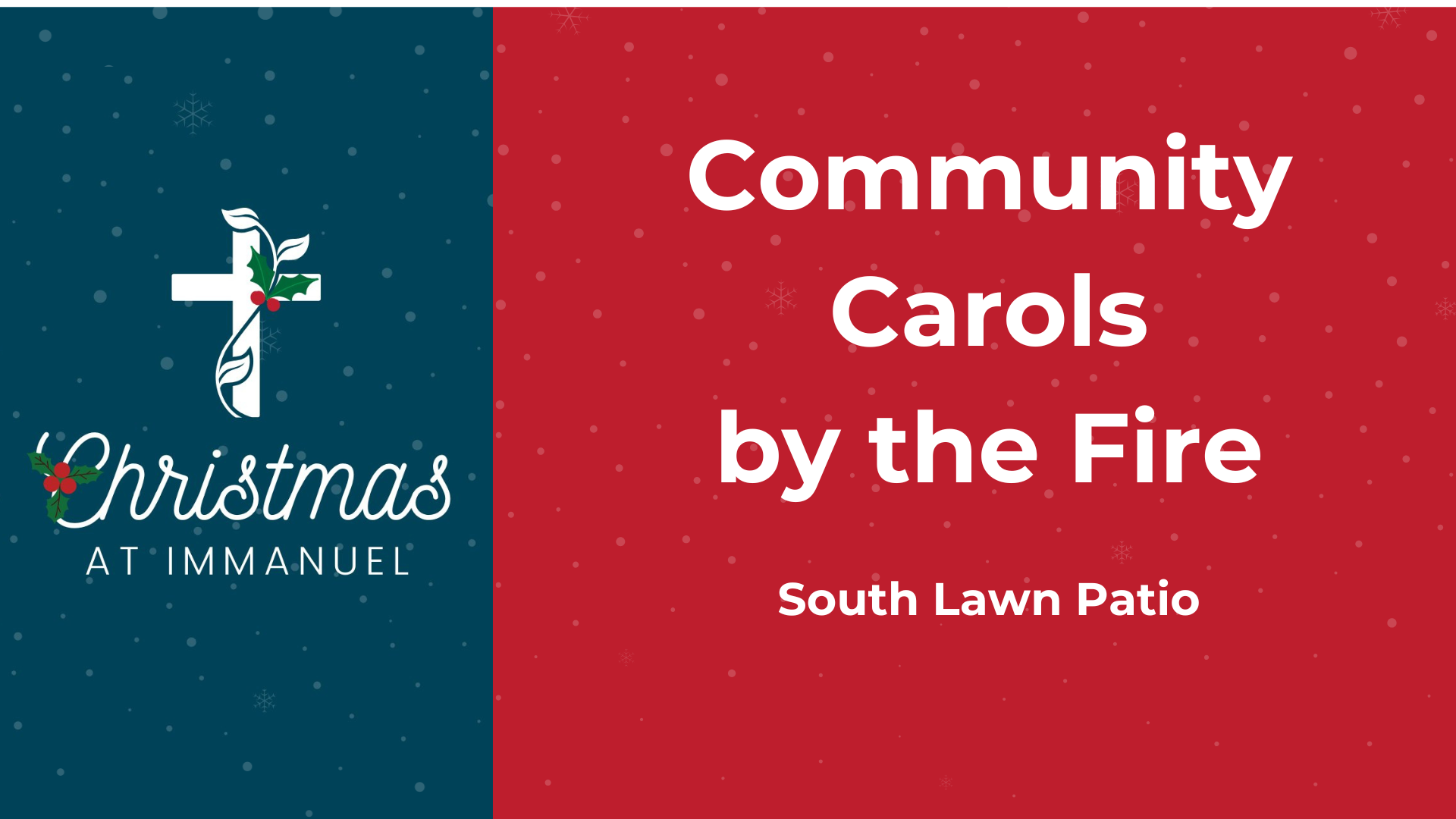 Community Carols by the Fire